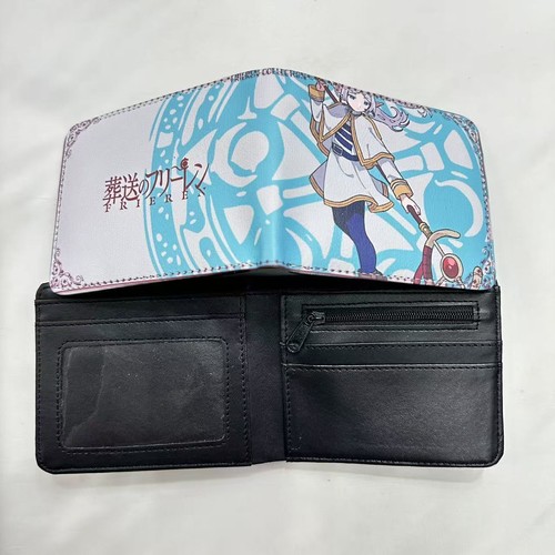 Frieren Himmel Eisen Cartoon Purse ID Credit Card Holder Leather Bag wallet - Picture 18 of 18