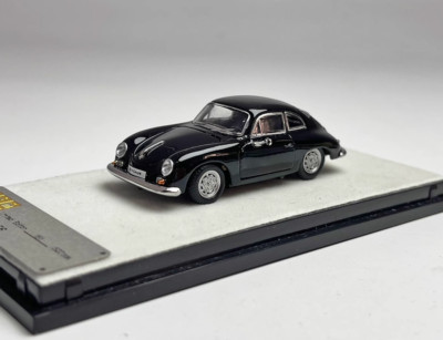 PGM 1:64 Black 356 Classic Vintage Sports Model Diecast Metal Car 