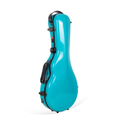 Crossrock Fiberglass Mandolin Hard Case fits both F & A Body Mandolin with TSA