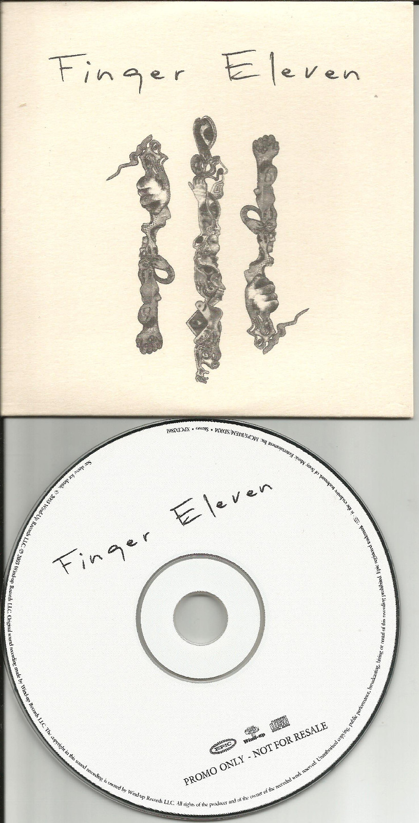FINGER ELEVEN Ultra Rare EUROPE MADE 4TRX SAMPLER 2003 PROMO CD Single USA seler