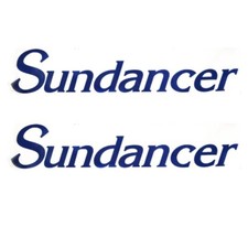 Sea Ray Boat Brand Decal 136976-01 | Sundancer 05 Blue 27 1/4 Inch 2PC