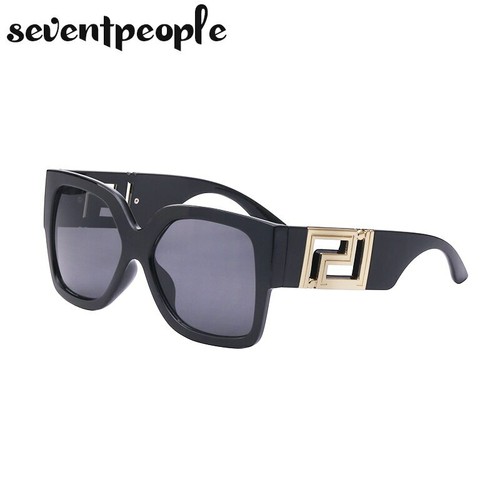 Gafas De Sol Cuadradas De Gran Tamaño Para Mujer Marca De Lujo Elegante Anti-UV - Picture 14 of 19