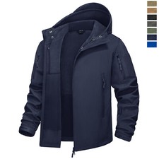 Men's Fleece Jacket Full-Zip Outdoor Hiking Hunting Winter Windproof Warm Coats