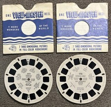 VTG View-Master PETRIFIED FOREST/PAINTED DESERT ARIZONA Reel Lot Of 2 176 177