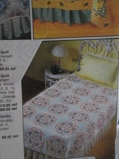 6 Circle of Hearts Quilt Blocks #8981-Tri-Chem Liquid Embroidery Fabric- To Pain