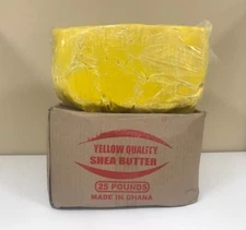 Pure RAW SHEA BUTTER Unrefined Organic Yellow Gold Premium Quality 2oz - 50Lbs