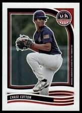 2024 Panini USA Stars & Stripes 175 Chase Cotton Baseball Card