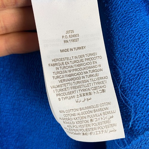 Boden Sweatshirt Dress US Size 14L Blue Long Puff Sleeve Crew Neck Blue - Picture 5 of 10