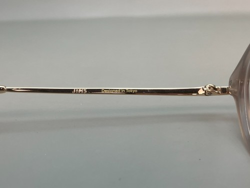 Jins Eyeglasses Frame LCF-14A-441 82 Tan Glow 48-20-143 Full Rim FRAMES ONLY - Picture 5 of 12