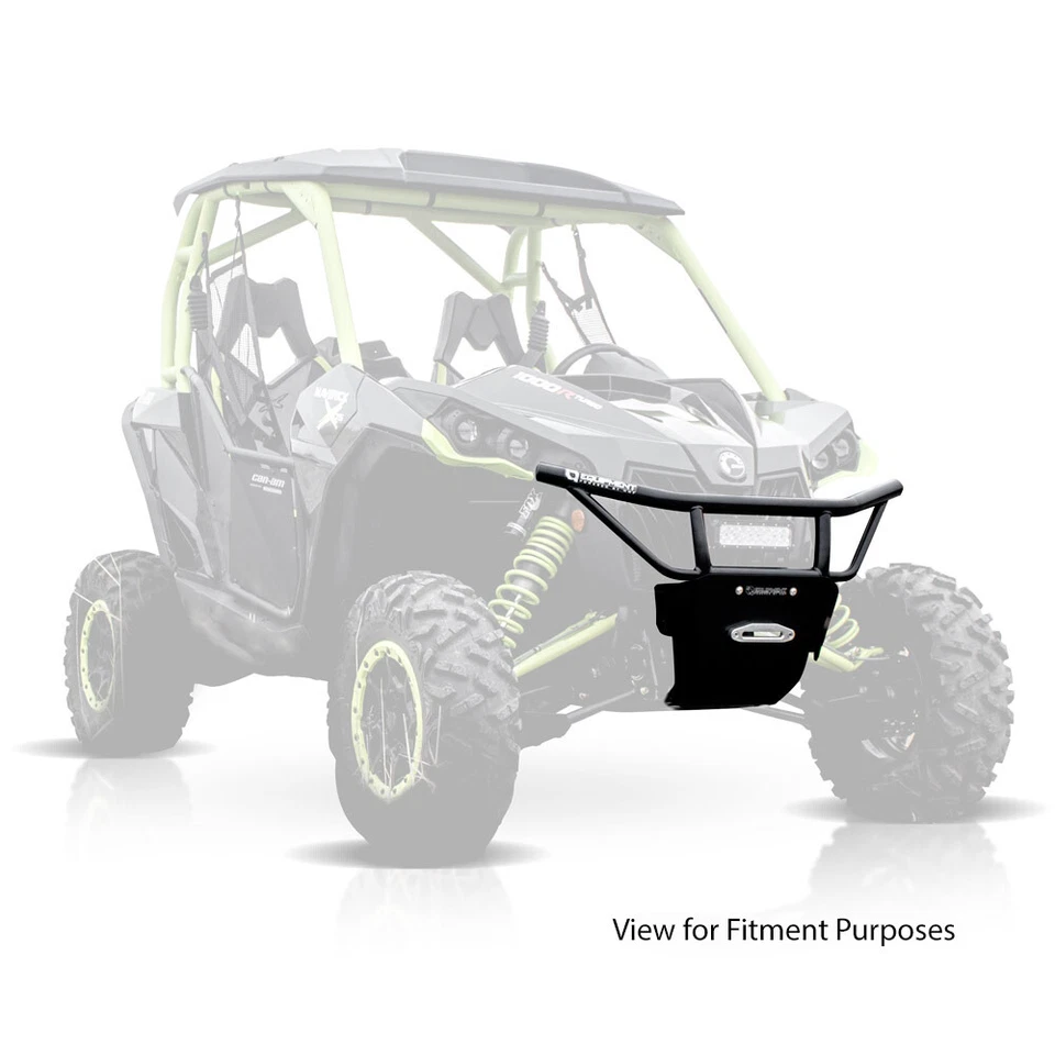 HMF HD Front Bumper for Can-Am Maverick MAX/XDS 2013-2018 | 9164312661 Black - Imagem 2 de 2