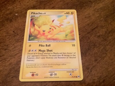 Pikachu 2009 71/99 NM | eBay