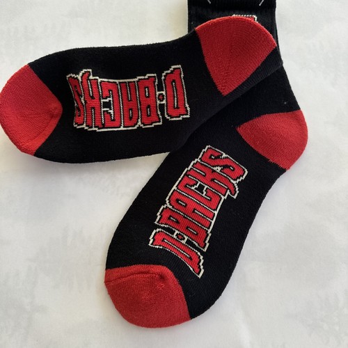 Arizona State Diamondbacks Crew Socks For Bare Feet Size L Men's 10-13 - Picture 5 of 7