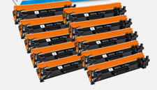 New 10 X Toner Cartridge for HP LaserJet Pro M102w M130fw M130fn Printer CF217A