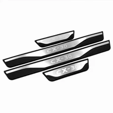 For 2024 Mazda CX30 Accessories Car Door Sill Protector Scuff Plate Guards Trim