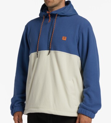 BILLABONG Men's A/DIV BOUNDARY 1/2 Zip Pullover Hoodie - WAD - Medium - NWT
