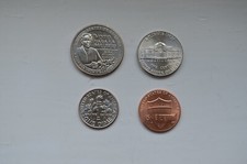 USA circulation coin set 2022: Quarter (Nina Otero-Warren), nickel, dime, penny