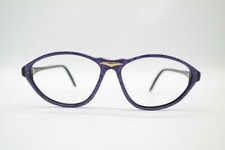 Vintage Zeiss 4708 8300 Violet Gold Oval Glasses Eyeglass Frame NOS