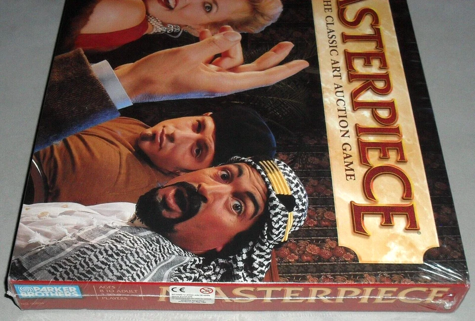 SEALED Masterpiece Board Game Parker Art Auction Strategy 1996 COMPLETE NEW RARE - Image 2 of 4