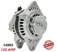 120 AMP 14903 Alternator Mazda 323 1986 1987 1988 1.6L High Output Performance 