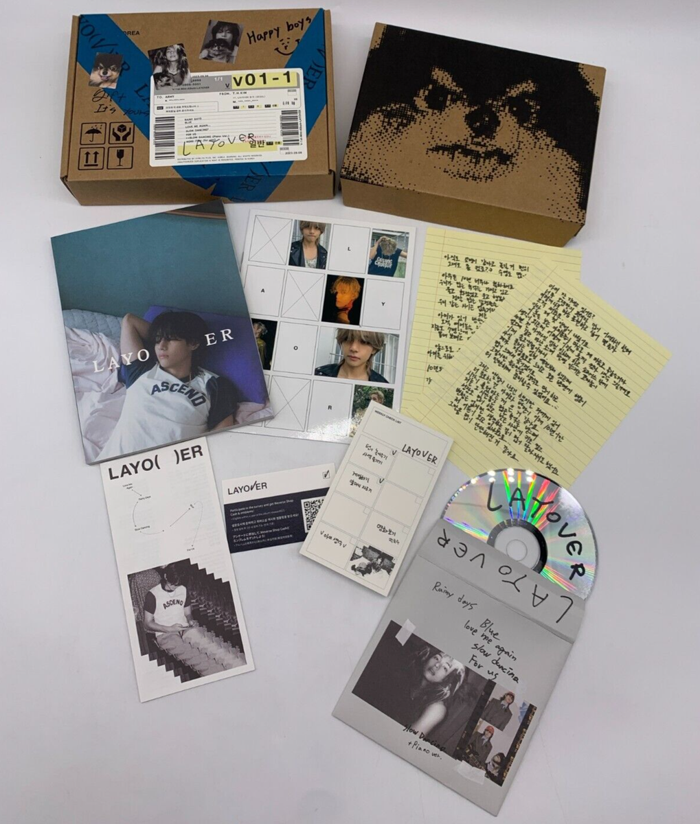 BTS V [LAYOVER] Album CD, Book, List  | eBay
