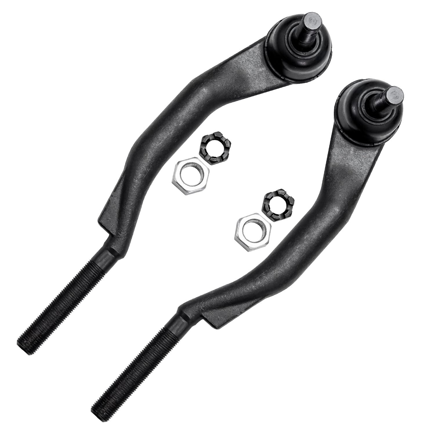 Front Outer Tie Rod End Kit For 2002-2009 Chevy Trailblazer, GMC Envoy, Saab 9-7x - Detroit Axle, 10-Year Warranty