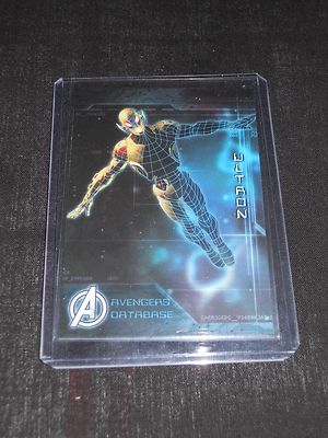 Marvel MCU Avengers Age of Ultron Database Insert Trading Card Ultron