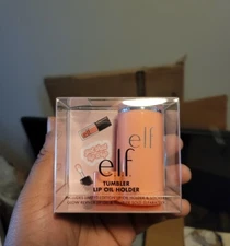 e.l.f. Stanley Tumbler Lip Oil Holder Coral Fixation NEW 🔥