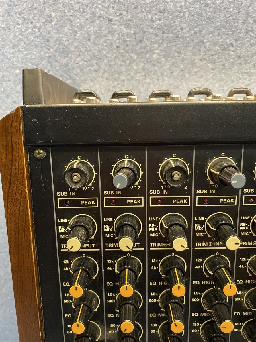 Panasonic Ramsa WR-8210a Channel Analog Audio Mixer Console POWERS