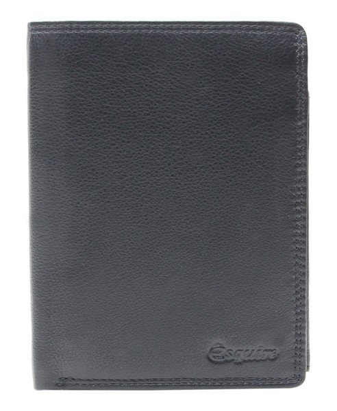 Esquire Duo Card Wallet GeldböRse Black Schwarz Neu-image