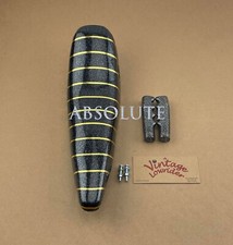 20" LOWIRDER SPARKLE BLACK/GOLD BANANA SEAT W/LOWRIDER BLACK GRIPS FOR 20" BIKE