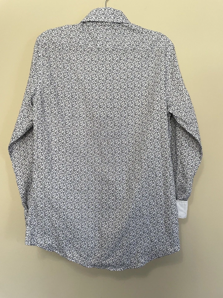 Daniel Hechter Paris Mens Med Long Sleeve No Iron Modern 100% Cotton Button Down - Image 2 of 4