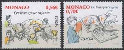 s53357 MONACO 2010 MNH ** EUROPA CEPT Kinderbücher 2v