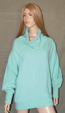 Vintage IKS Mint Green Cowl Neck Sweater, M, L, Argentina Merino Wool, NICE 