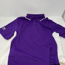 Employee Cedar Fair Purple Polo Shirt Medium