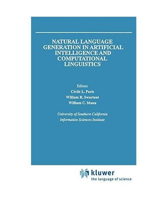 Natural Language Generation in Artificial Intelligence and Computational Linguis