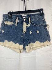 girls dip dye denim shorts size 12 NEW