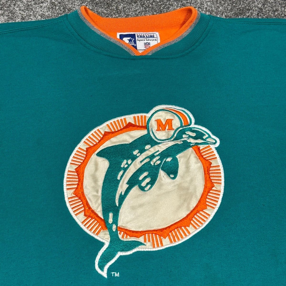 NFL Miami Dolphins Starter 製スウェット 刺繍ロゴ Starter Miami Dolphins NFL Sweatshirts for sale | eBay