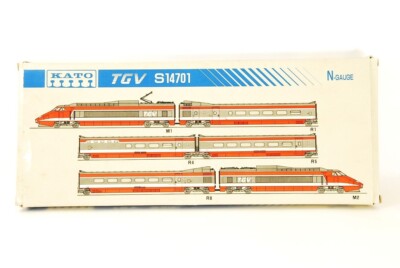 KATO N scale TGV S14701 Basic 6 Car Set N Gauge made in KATO N scale TGV S14701 Basic 6 Car Set N Gauge made in