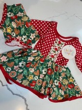 Christmas Cookie 12-18M- Charlie's Project Twirl Dress- FINAL Sale
