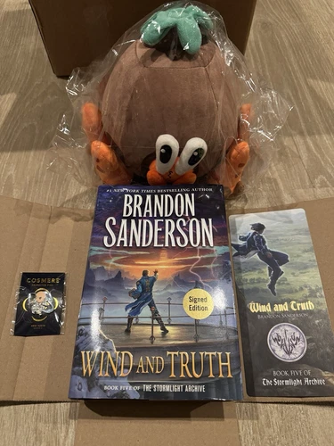 Signed And Numbered Wind And Truth Bundle By Brandon Sanderson