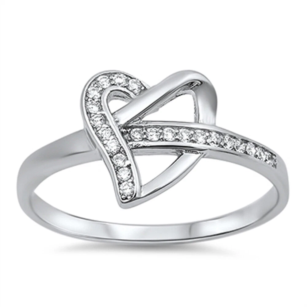 Interlocking promise deals rings