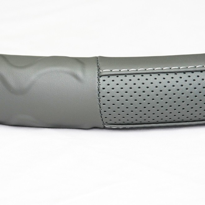 New Motor Trend 18" Grey Steering Wheel Cover Peterbilt Freightliner