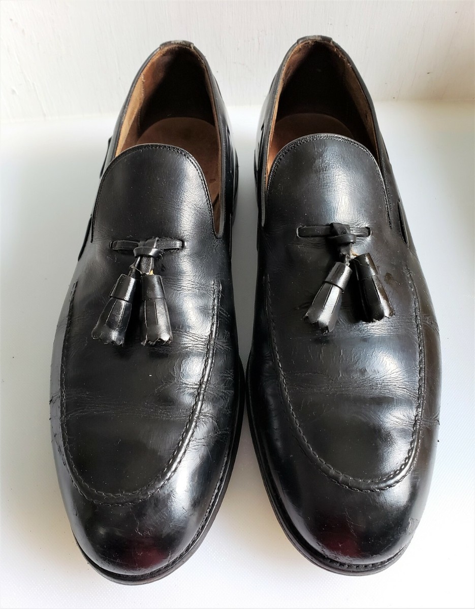 Black Allen Edmonds Saratoga Made in USA Tassel Loafers Size 9.5 Allen Edmonds Black Tassel Loafers / US Men main image 2