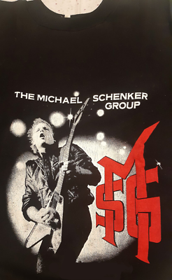 美品 Michael Schenker Group 長袖シャツ サイズL Michael Schenker Group MSG Tour Rock Music Adult Cotton Unisex T