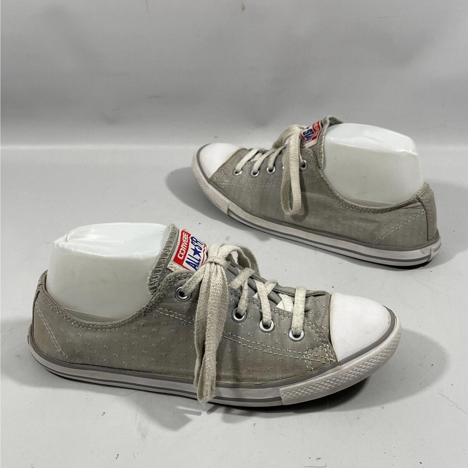 Sneakers basse Converse donna 8 occhielli grigi