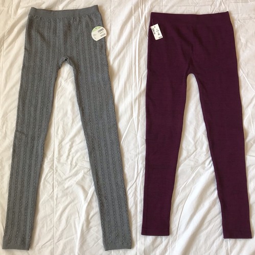 Woman’s Medium Leggings Seamless 2 Pairs Of Leggings Bongo + Prince And Fox - Picture 8 of 12