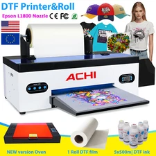 DTF A3 Printer Direct to Film Tshirt Flatbed Heat Transfer EPSON L1800 Printer