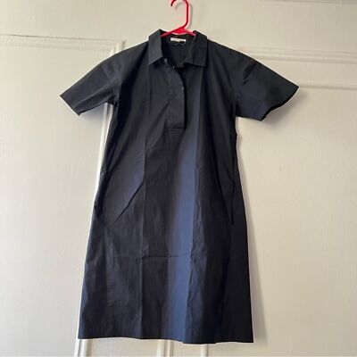 eileen fisher organic cotton poplin shirt dress EILEEN FISHER Organic-Cotton Poplin Shirtdress