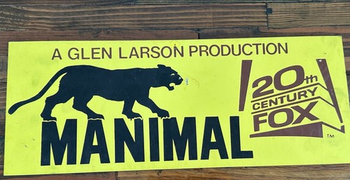 MANIMAL TV SHOW FILMING CAR PLACARD CAST & CREW PROP PARKING PASS SIGN 588 - Picture 1 of 3