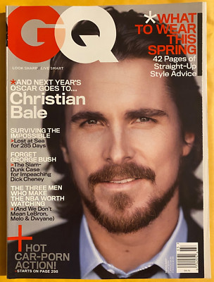CHRISTIAN BALE gq MICHAEL JORDAN Charles barkley JAY-Z katherine heigl BOB DYLAN